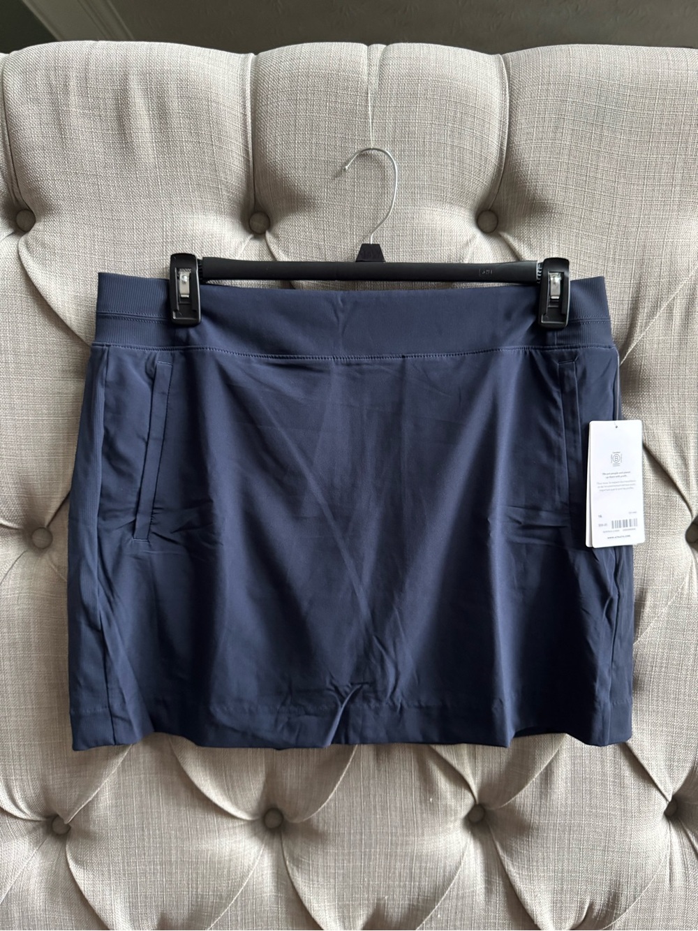 Athleta Navy Brooklyn Skort with Side Pockets